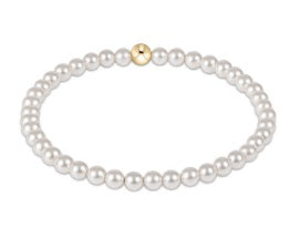 CLASSIC PEARL 4MM BEAD BRACELET