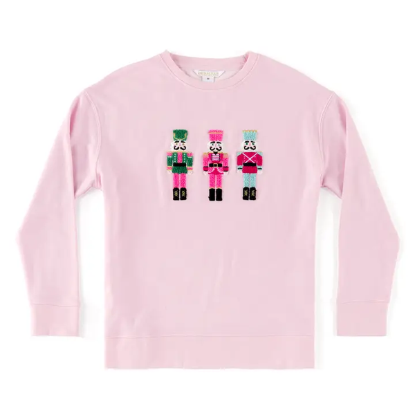 PINK NUTCRACKER  TRIO SWEATSHIRT