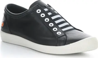 IRIT BLACK LEATHER SNEAKER