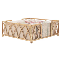 ARCH LUNCH NAPKIN CADDY - GOLD LEAF