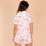 PEPPERMINT HEARTS PJ SHORTS SET