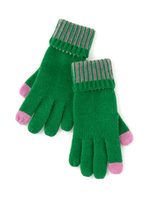 CHRISTIE TOUCH SCREEN GLOVES - GREEN