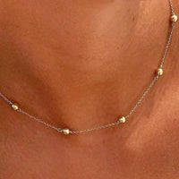 17" CHOKER SIMPLICITY CHAIN GOLD CLASSIC 6MM GOLD