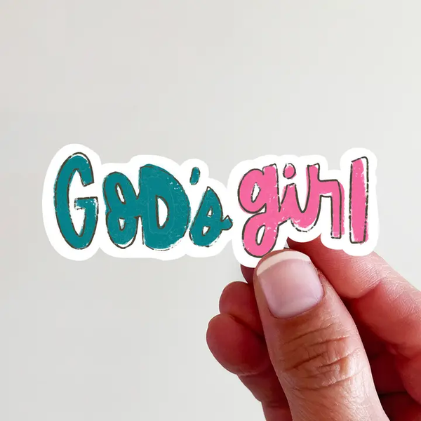 GOD'S GIRL STICKER