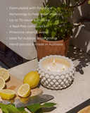 CIRCA ALCHEMY 35.3 OZ OUTDOOR CANDLE - MANDARIN & NEROLI