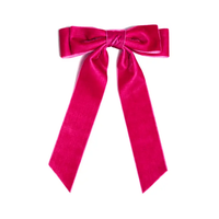 VELVET BOW CLIP