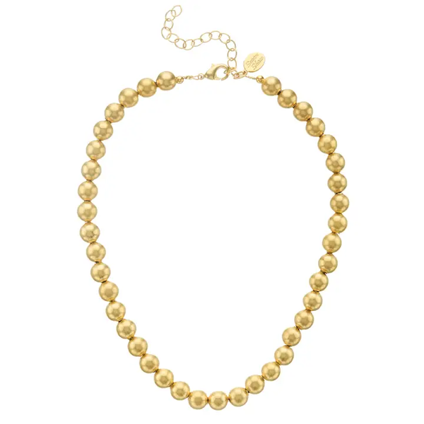 MINI MARGARET GOLD BEAD NECKLACE