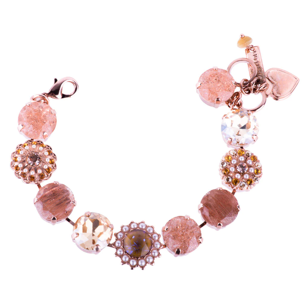 Extra Luxurious Blossom Bracelet in Desert Rose