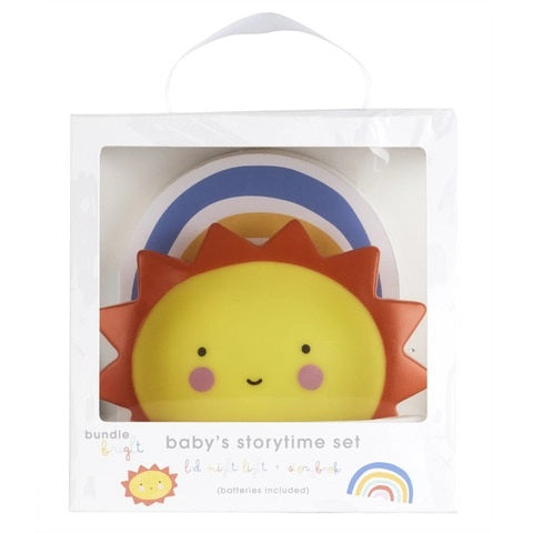 RAIN OR SHINE NIGHT LIGHT & BOARD BOOK GIFT SET