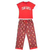 TEAM SANTA ADULT PAJAMA SET