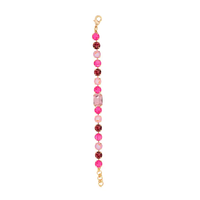 ANYA TENNIS BRACELET - MULTI PINK