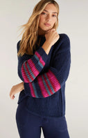 CARRIED AWAY STRIPE CARDIGAN