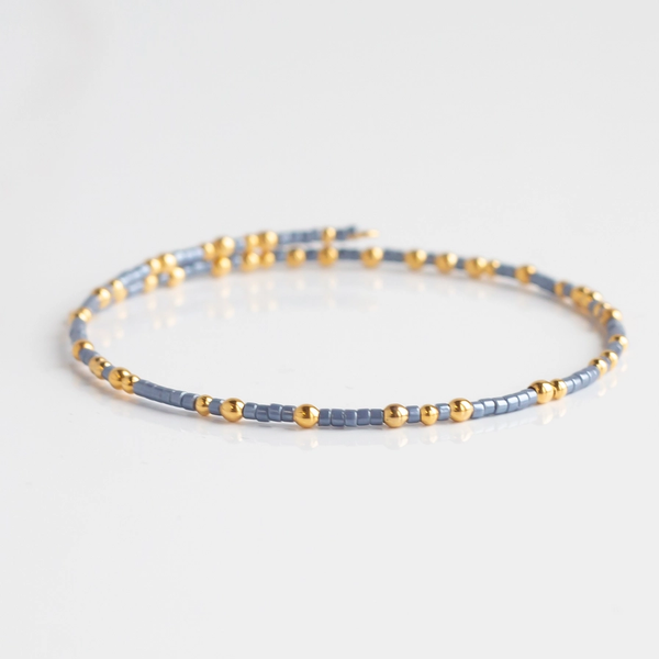 CONFETTI BANGLE - DENIM BLUE