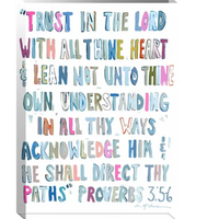 PROVERBS 3:5-6 ACRYLIC BLOCK