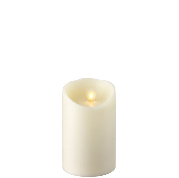 Moving Flame Ivory Pillar Candle - Thumbnail 5