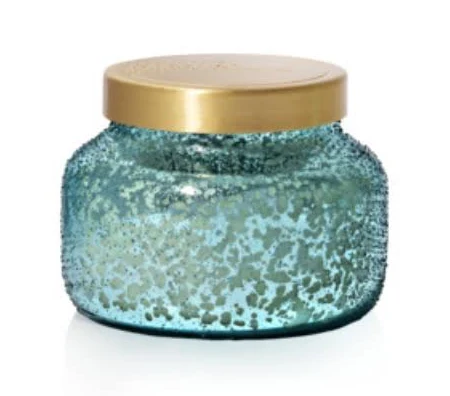 8 OZ AQUA OPALINE SIGNATURE CANDLE - VOLCANO