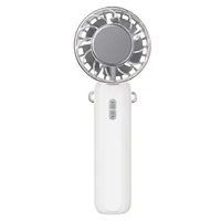 MINI HANDHELD COOLING FAN WITH COOL TOUCH - WHITE