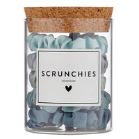 LARGE SATIN SCRUNCHIES JAR - BEACH OMBRE