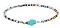 HOPE UNWRITTEN STERLING SIGNATURE CROSS BRACELET - HOT MESS