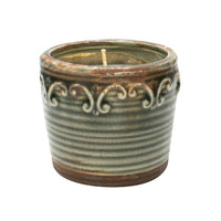 VINTAGE ROUND POT CANDLE -