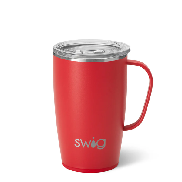 TRAVEL MUG 18 OZ - RED