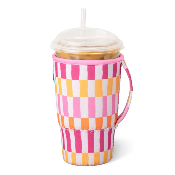 SHERBERT STRIPE ICED CUP COOLIE (LARGE)