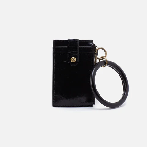 RING CREDIT CARD WALLET - BLACK