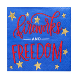 MODERN PATRIOTIC COCKTAIL NAPKINS 20 CT