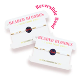 OLE MISS  LOGO BRACELET - SPRINKLE WHITE