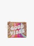 RICKI BEADED COIN POUCH -