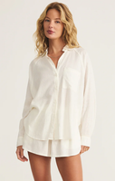 THE PERFECT LINEN TOP - WHITE