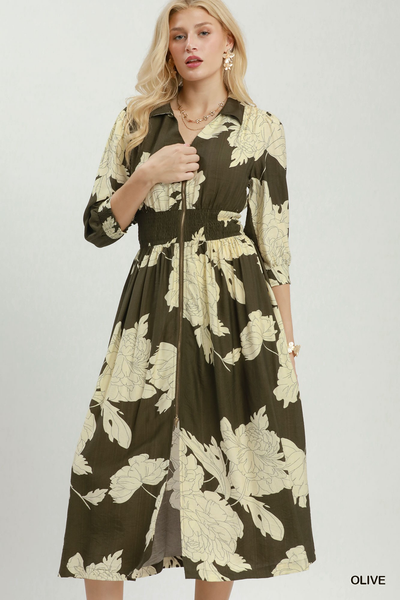 olive fall dress visions of midi New White Floral Lace The dress is sophisticated Ice Blue 尺寸:31