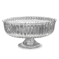 VINTAGE VIENNA LARGE CNETERPIECE /PUNCHBOWL PEDESTAL SILVER