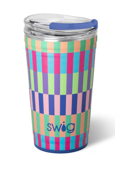 PARTY CUP 24 OZ - BRITE STRIPE