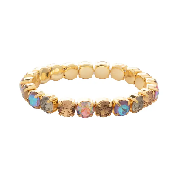 7 IN SIENNA STRETCH BRACELET - HONEY BOURBON