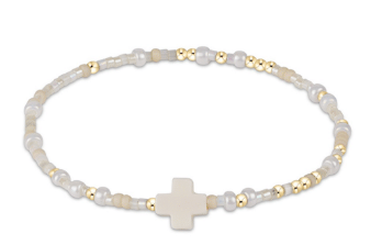 EGIRL HOPE UNWRITTEN SIGNATURE CROSS BRACELET - OH SNOW YOU DIDNT