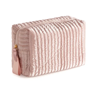 LOGAN LARGE BOXY COSMETIC POUCH - ROSE