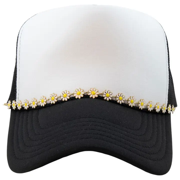 DAISY FLOWER  HAT CHAIN