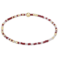 EXTENDS GAMEDAY HOPE UNWRITTEN BRACELET - WINE/WHITE