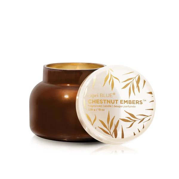 CHESTNUT EMBERS AUTUMN GLOW SIGNATURE CANDLE 19OZ