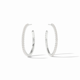 JULIET HOOP SILVER - PEARL