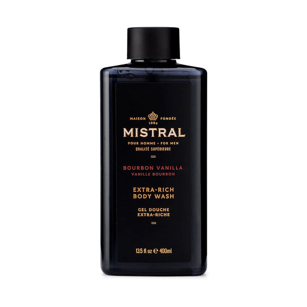 MISTRAL MEN'S BODY WASH BOURBON VANILLA