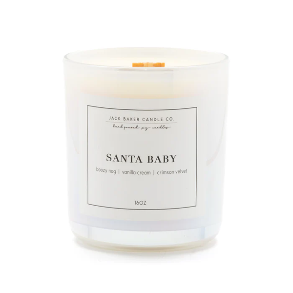 SANTA BABY 16OZ JAR CANDLE