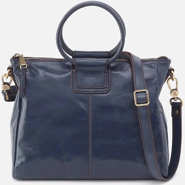 SHEILA MEDIUM SATCHEL - BLUE STONE