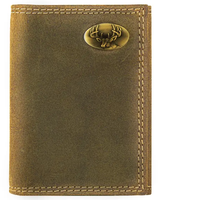 Buck Vintage Tan Leather Trifold Wallet