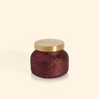 PETITE GLAM JAR 8 OZ CANDLE - TINSEL & SPICE