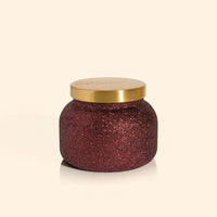 SIGNATURE GLAM JAR 19 OZ CANDLE - TINSEL & SPICE