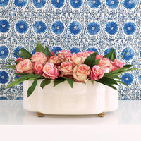 CAROL OVAL PLANTER - CREAM