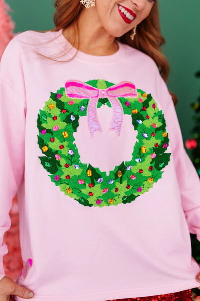 PUT A BOW ON IT TUNIC SWEATSHIRT