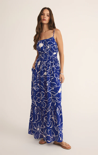 CALA FLORAL MAXI DRESS - OCEANSIDE